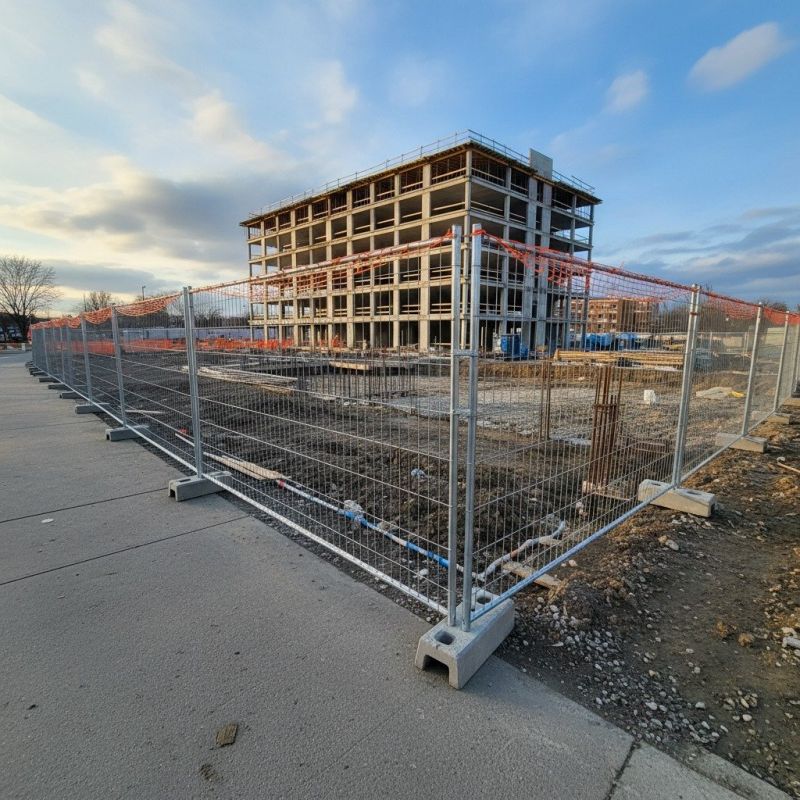 Commercial Fence Construction