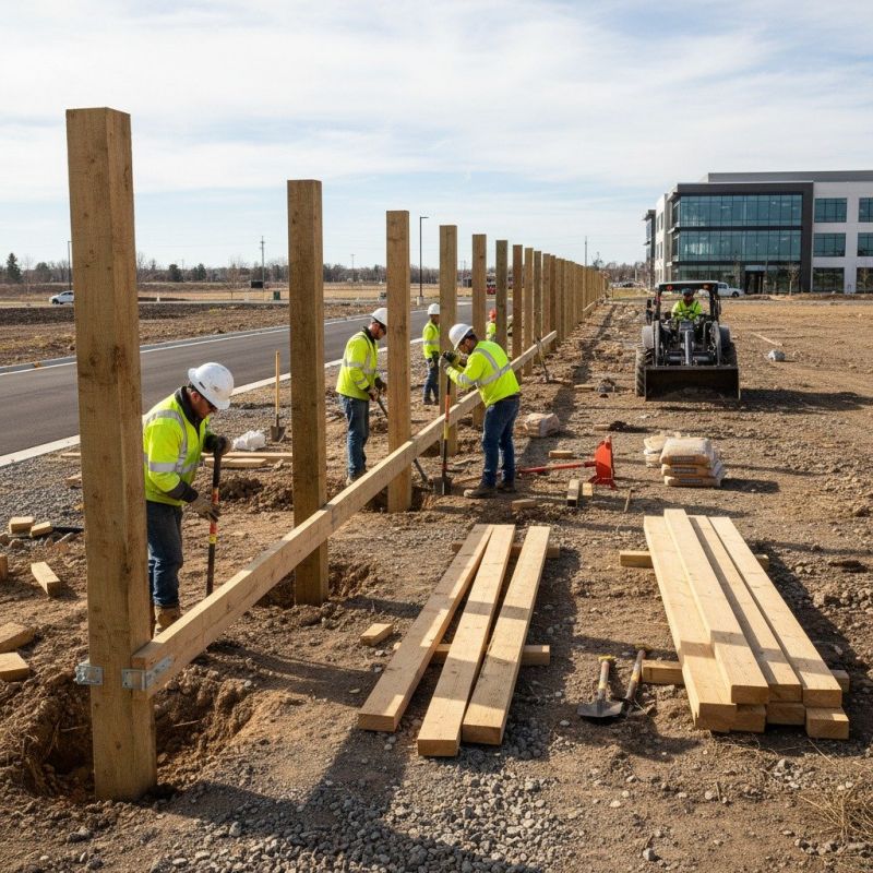 Farm Fencing Installation detail